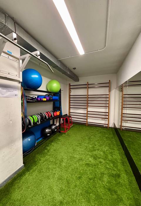 Eremu funtzional bat egokitu dute Ibarrako kiroldegiko gimnasioan