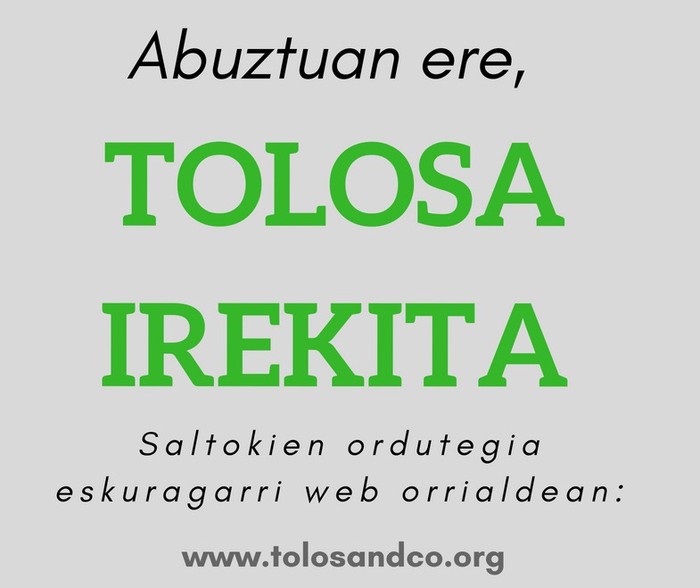Abuztuan ere, TOLOSA IREKITA