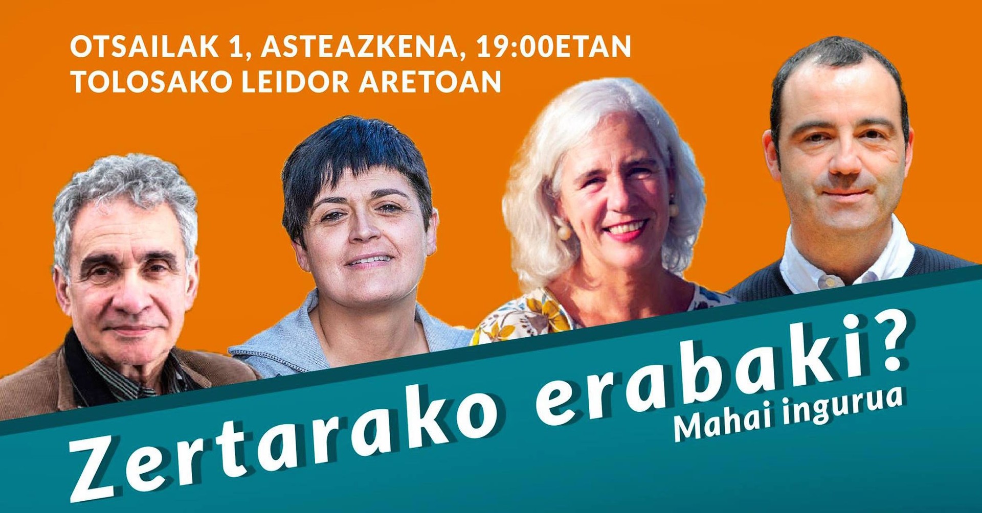 Erabaki nahi izatearen zergatia, mahai inguru batean