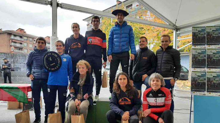 David Garcia eta Izaro Rubiok irabazi dute Ikaztegietako XXX. Herri Krosa