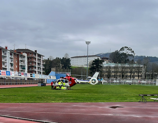 Pertsona bat zauritu da Berastegin, lanean ari zela