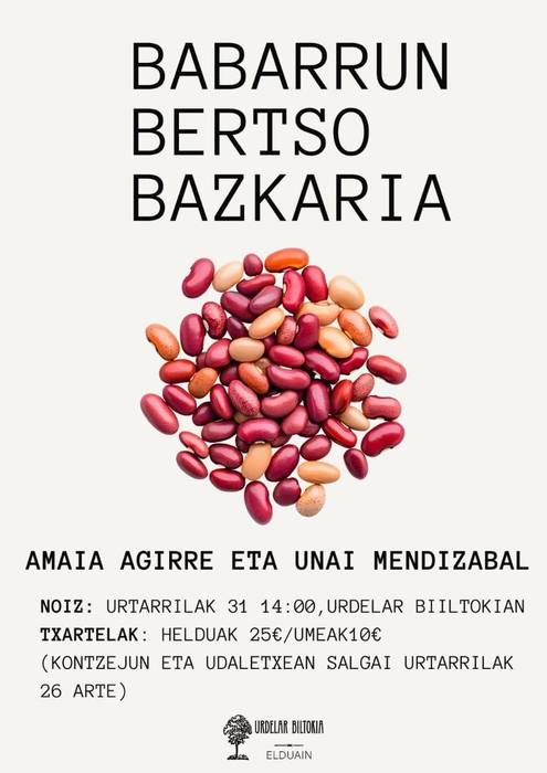 Babarrun bertso bazkaria