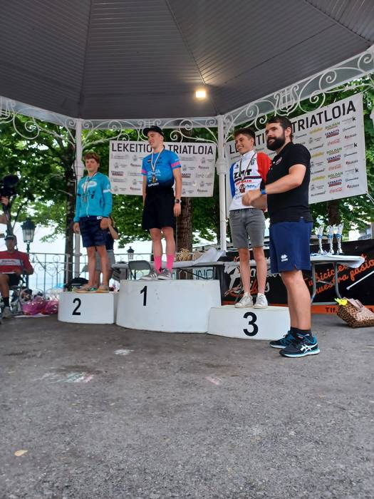 Hiru podium Tolosaldeko Tria 3 1656340963149
