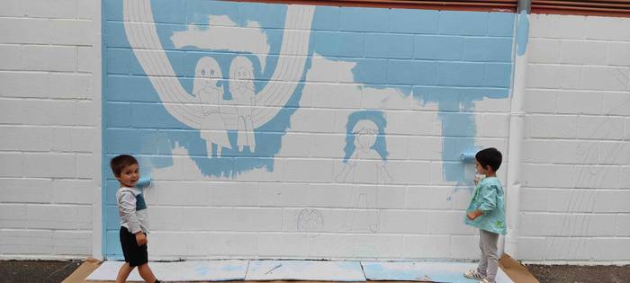 Ikaztegieta, mural margoketa 17 1654855831149