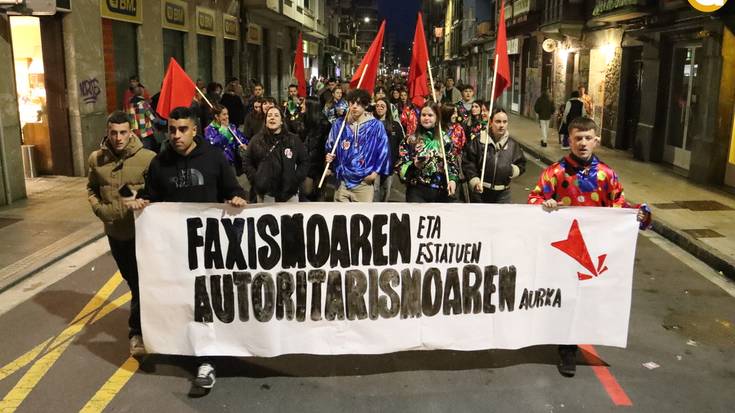 Faxismoaren aurka egin dute