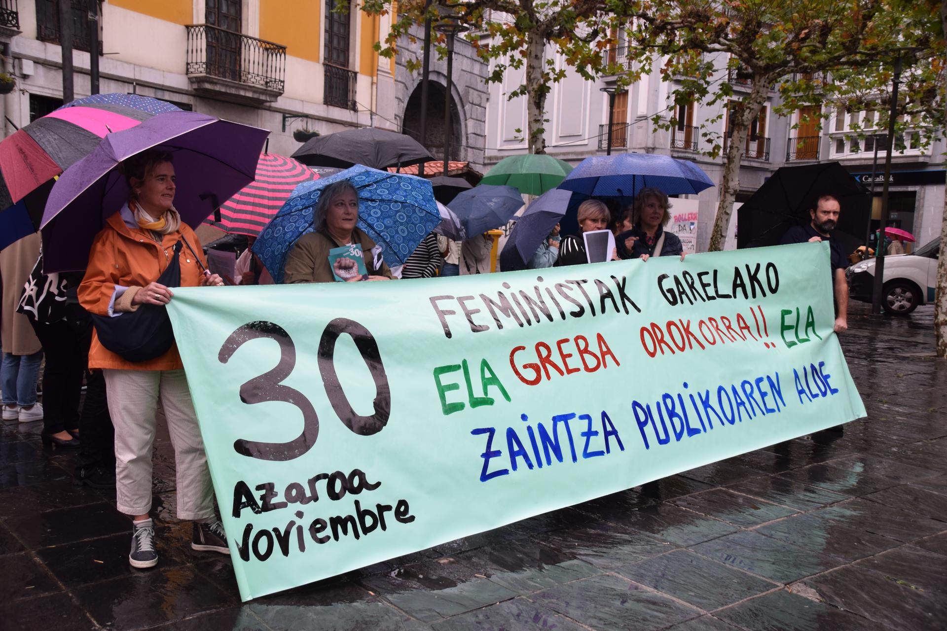 ELAk azaroaren 30eko greba orokor feministarako deia egin du