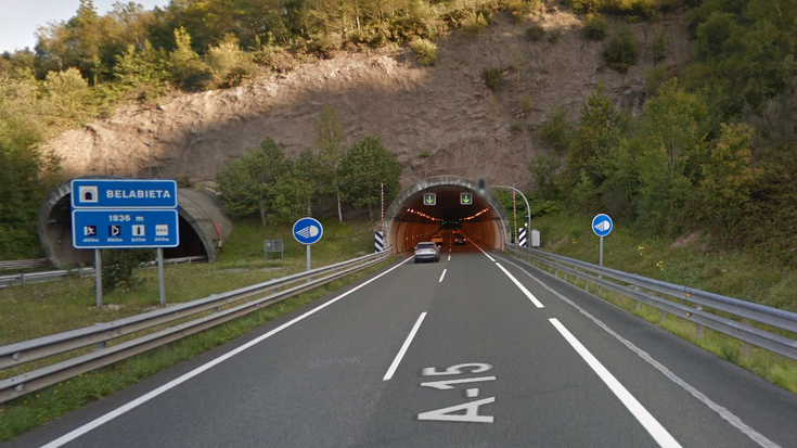 A15 errepidea itxiko dute asteburuan