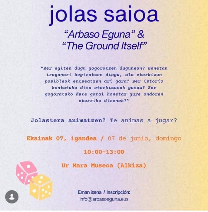 Jolas saioa
