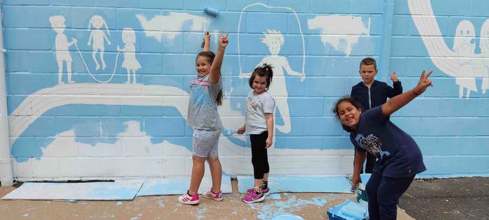 Ikaztegieta, mural margoketa 7 1654855827206