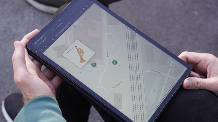 Txarangen eta konpartsen kokapena denbora errealean