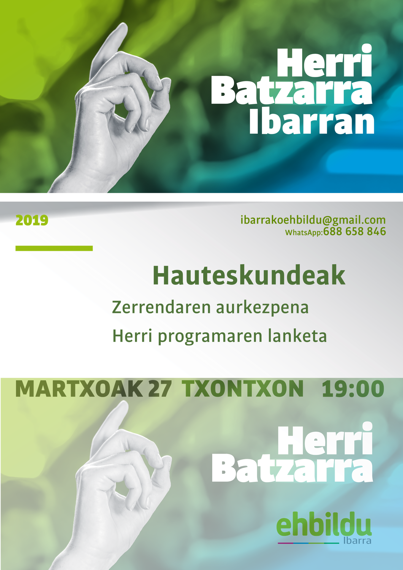 Hauteskundeetako batzarra