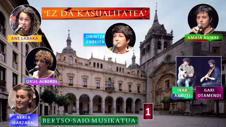 'Ez da kasualitatea' bertso-saio musikatua (1) (Hernani, 2021-09-29) (33'20'')