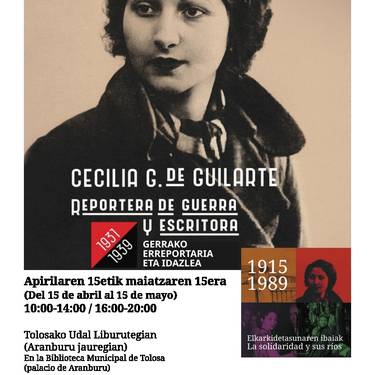 Erakusketa. 'Cecilia G. de Guilarte'