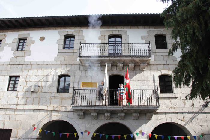 Albizturko festak. Txupinazo 18 1660384562564