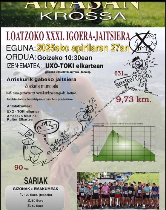 Loatzoko XXXI. igoera-jaitsiera