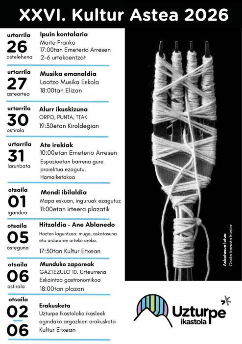 Uzturpe Ikastolaren XXVI. Kultur Astea