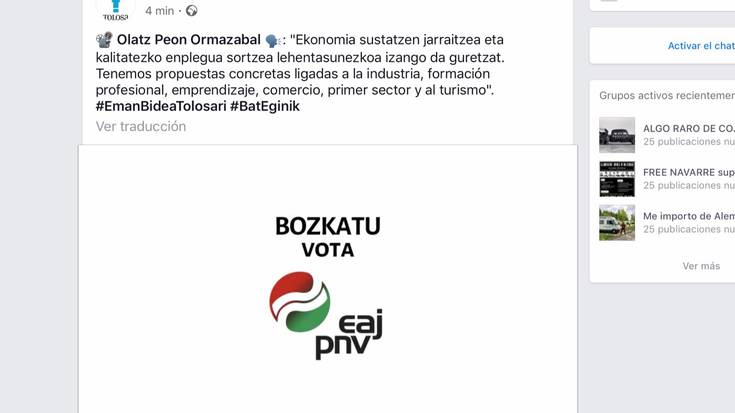 "EAJk deliturik egin ote duen edo ez ikertzen hasi da Tolosako Hauteskunde Batzordea"