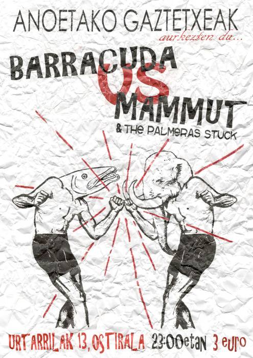 Barracuda eta Mammut taldeen kontzertuak, Anoetan