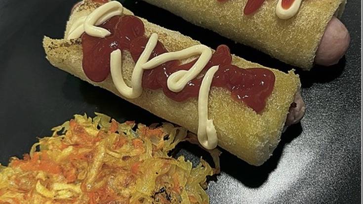 Hot dog-a patata gofreekin