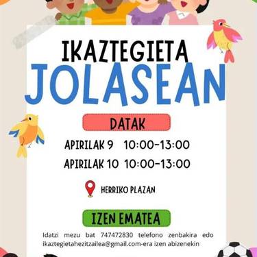 Ikaztegieta jolasean