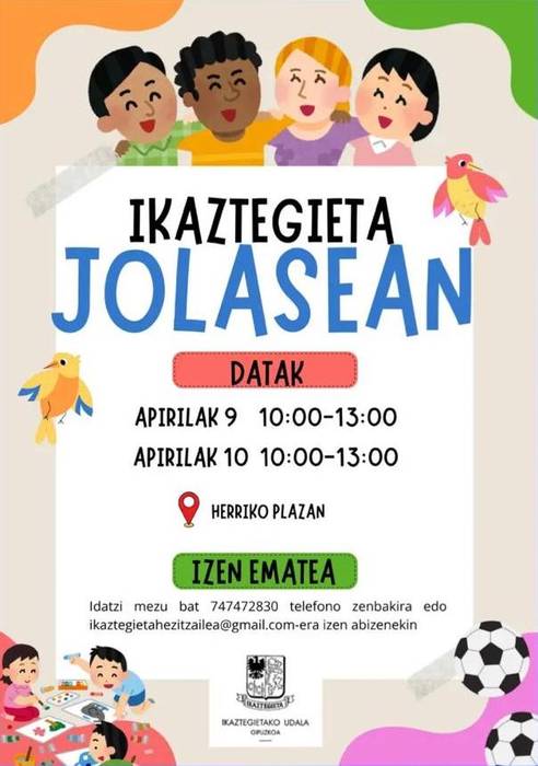 Ikaztegieta jolasean