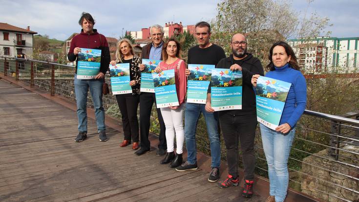 Euskal presoen eskubideen aldeko manifestazioa, Aiztondon, urtea amaitzeko