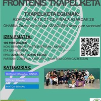 Berrobiko XXXIV. Ion Ander Izagirre Frontenis Txapelketa