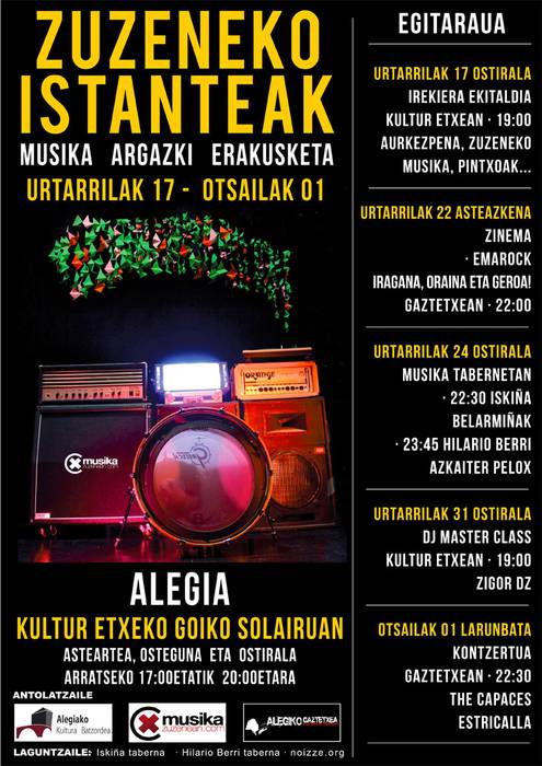 Zuzeneko Instanteak erakusketaren irekiera ekitaldia