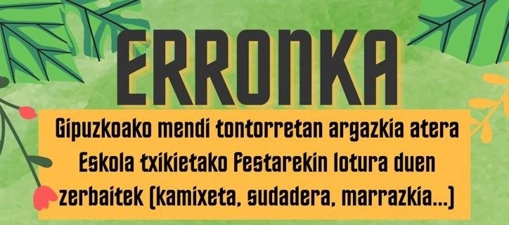 Mendi erronka, Eskola Txikien Festaren baitan