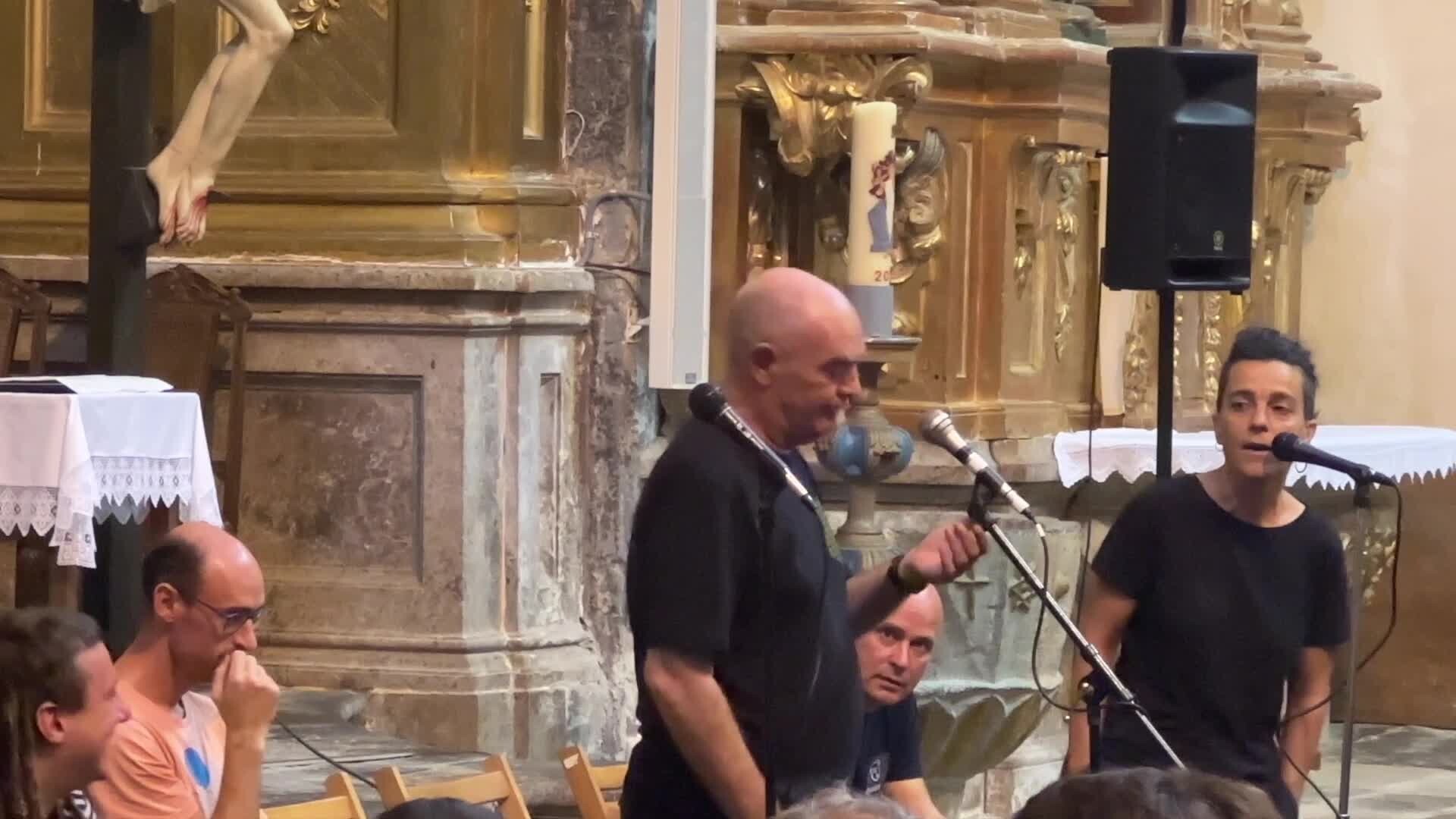 Andoni Egaña eta Maialen Lujanbioren bertsoaldia