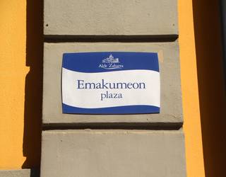 Martxan da Tolosako kale izendegian emakumeak ikusarazteko egitasmoa