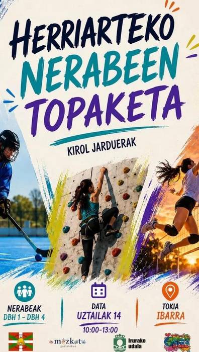 Herriarteko nerabeen topaketa