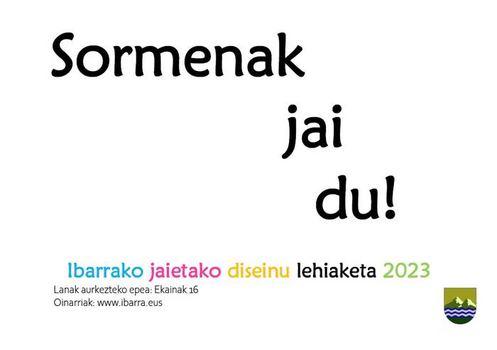 Martxan da Ibarrako San Bartolome jaietako kartel lehiaketa