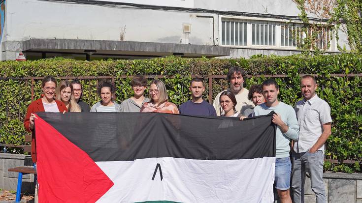 ATARIAk bat egin du Palestinaren aldeko lanuzteekin