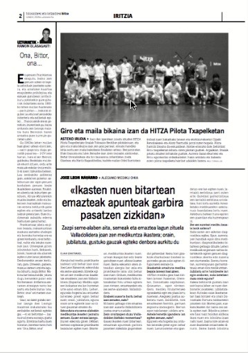 Ona, Bittor, ona…