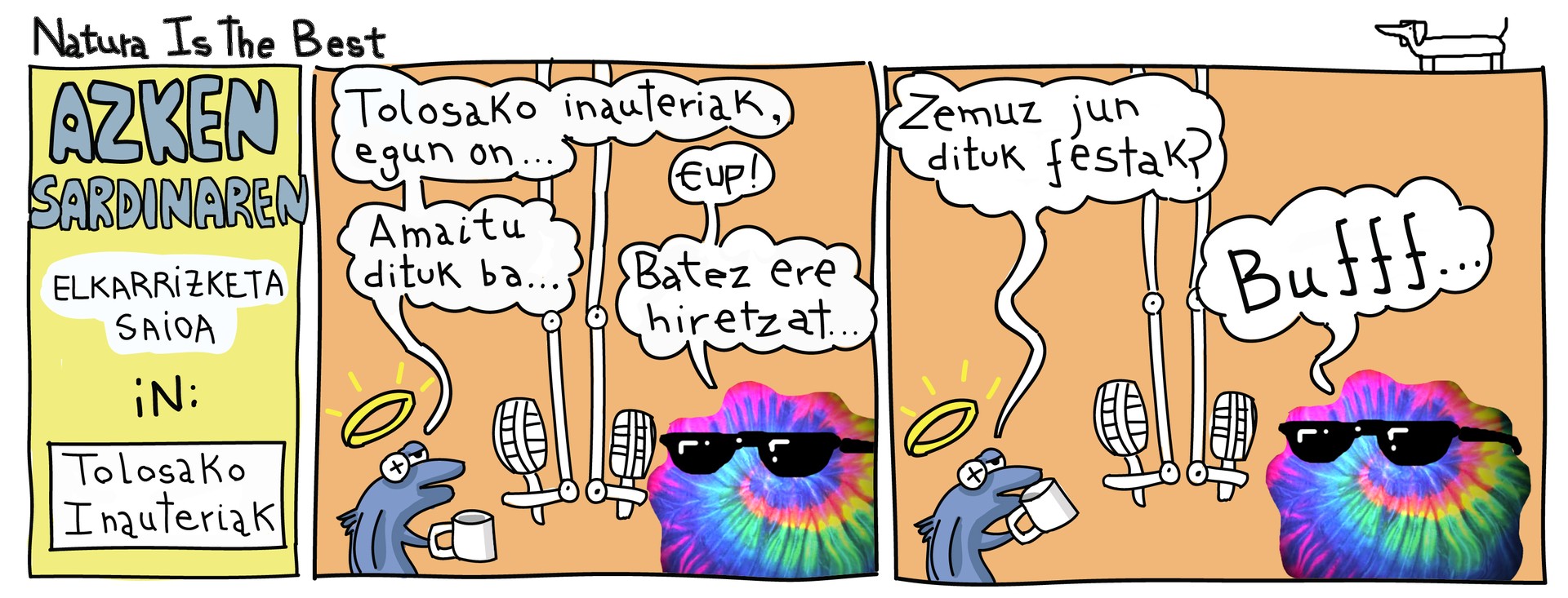 Sardina lurperatu dute jada...