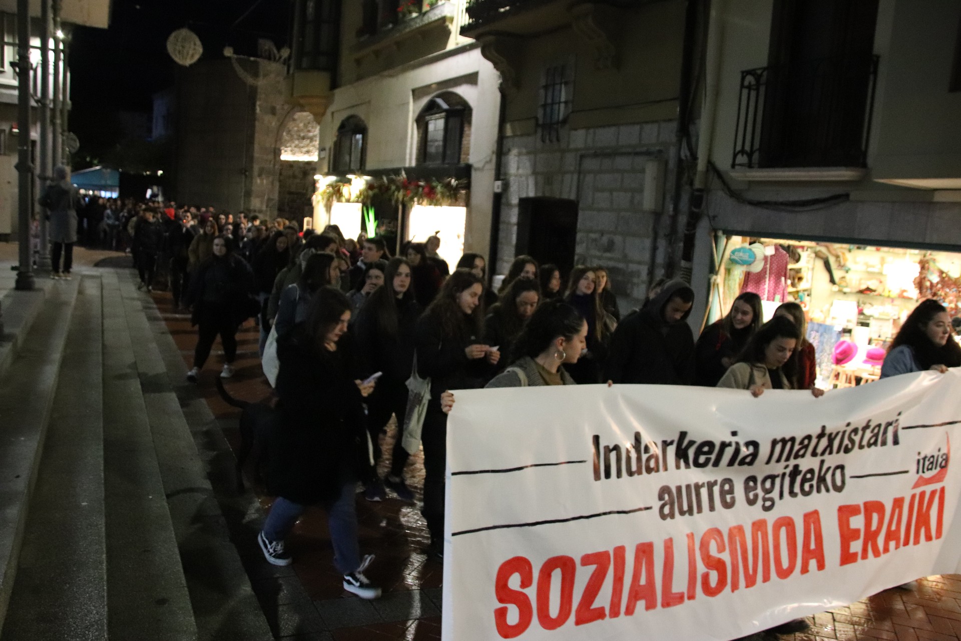 Indarkeria matxistaren aurka kaleak hartu behar direla esan du Tolosaldeko Itaiak