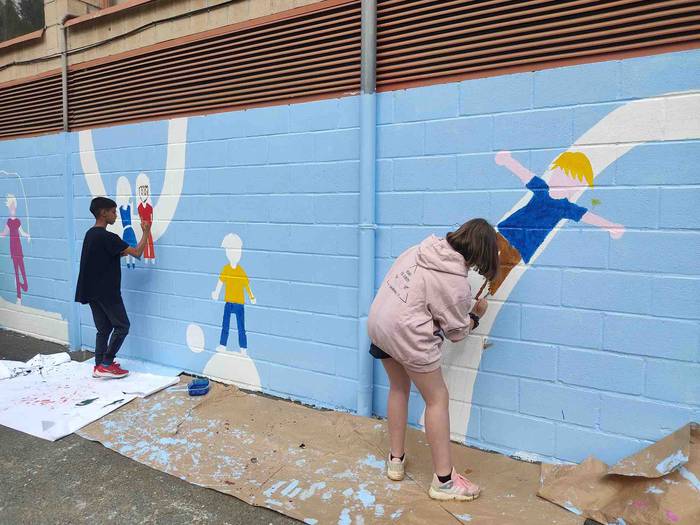 Ikaztegieta, mural margoketa 42 1654855838829