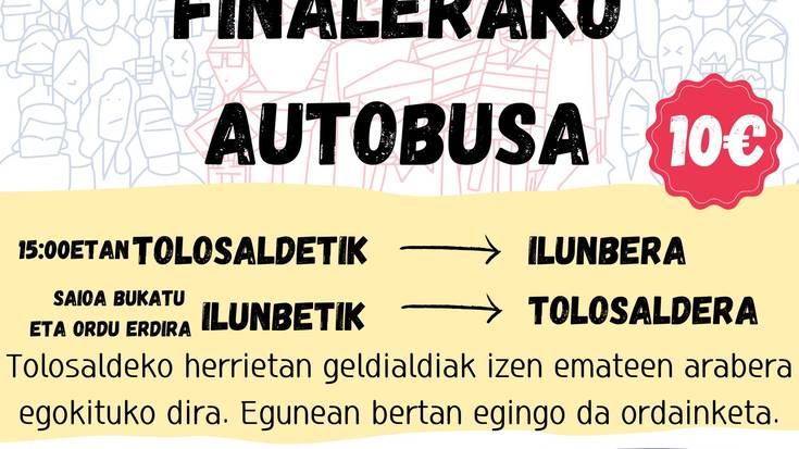 Gipuzkoako Bertsolari Txapelketako finalera joateko autobusa antolatu du Harituzek