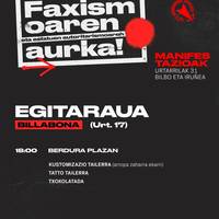 Faxismoaren aurka!