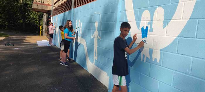 Ikaztegieta, mural margoketa 25 1654855834086