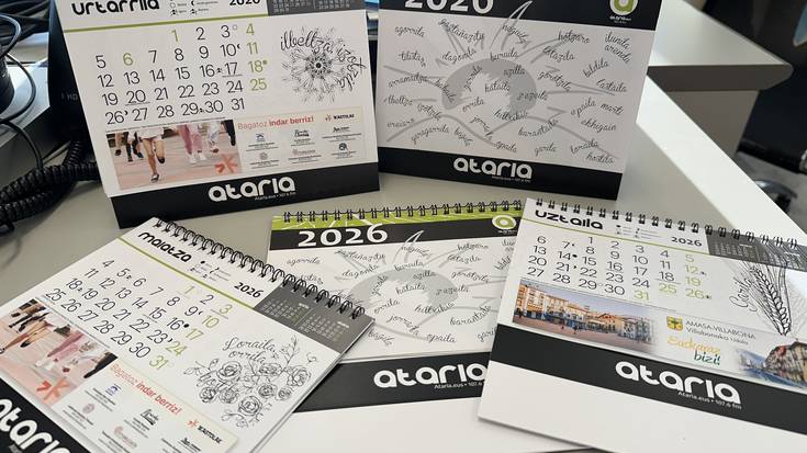 ATARIAren mahai egutegia eskuragarri dago gaurtik aurrera