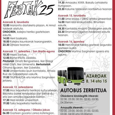 Amasako festak. San Martin Eguna