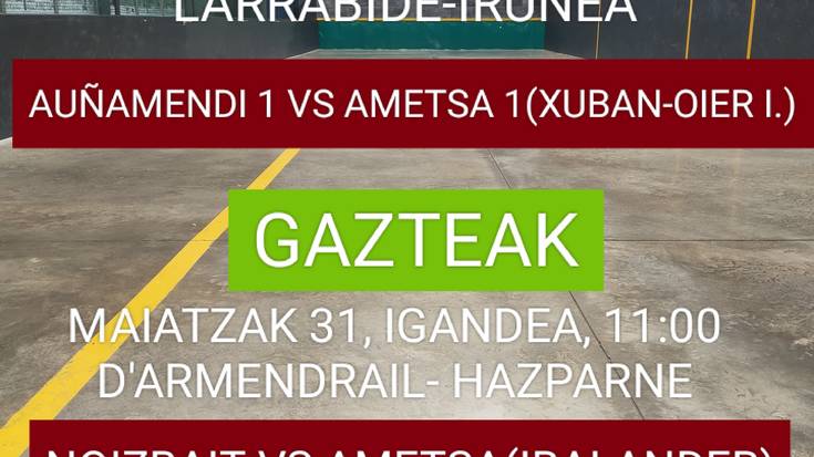 Bete-beteko asteburua!
