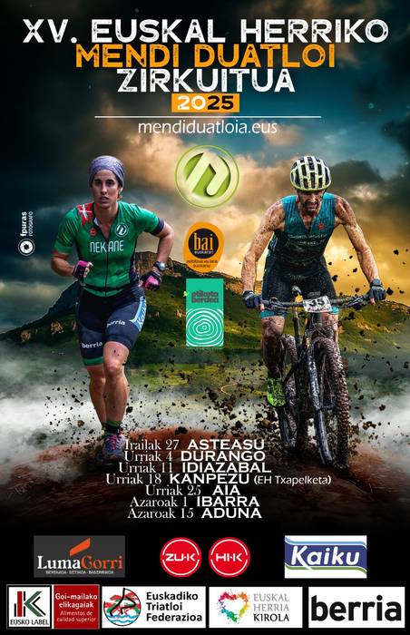 Asteasun lehenengo aldiz egingo da mendi duatloia