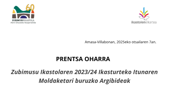 Prentsa oharra