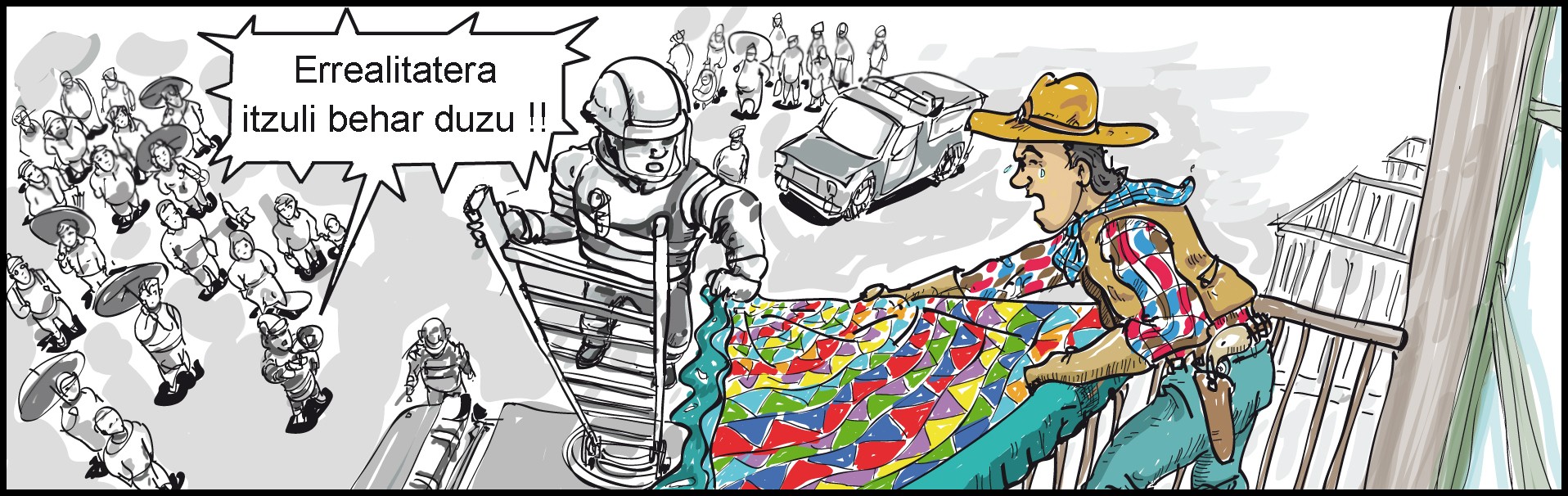 Komikia: Errealitatera itzuli behar duzu!