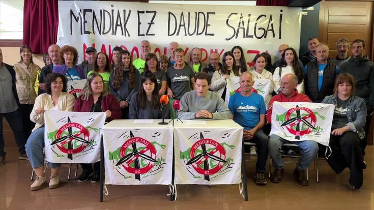Amasamendi Bizirik Taldeak makroeolikoen proiektua behin betiko baztertzeko eskatu dio udalari