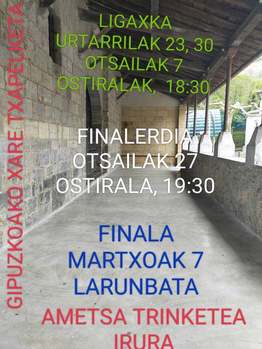 Gipuzkoako Xare Txapelketa abian!