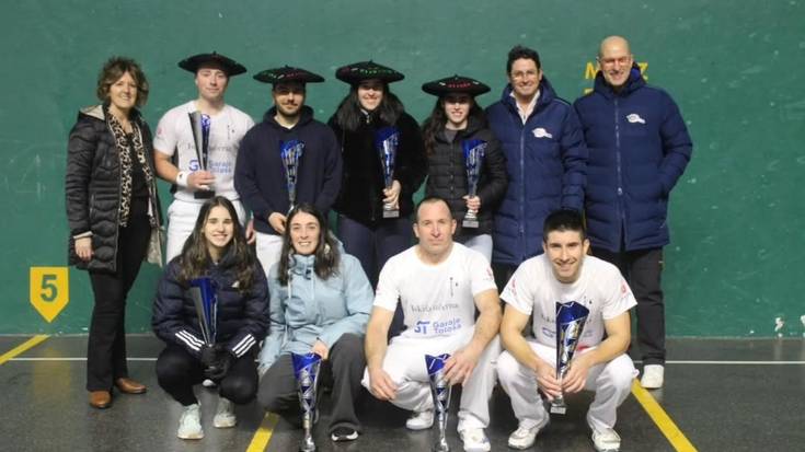 Alegiako Gabonetako Pala Txapelketak baditu irabazleak